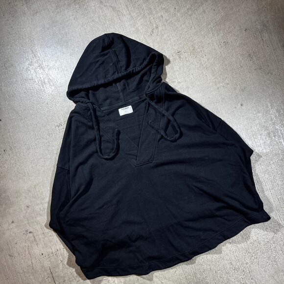 Old Navy Black Terry Tunic Hoodie 3X Plus Size Lightweight - Picture 1 of 5